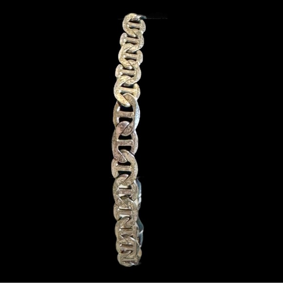 925 Sterling Silver Curb Cuban Bracelet - Picture 9 of 16